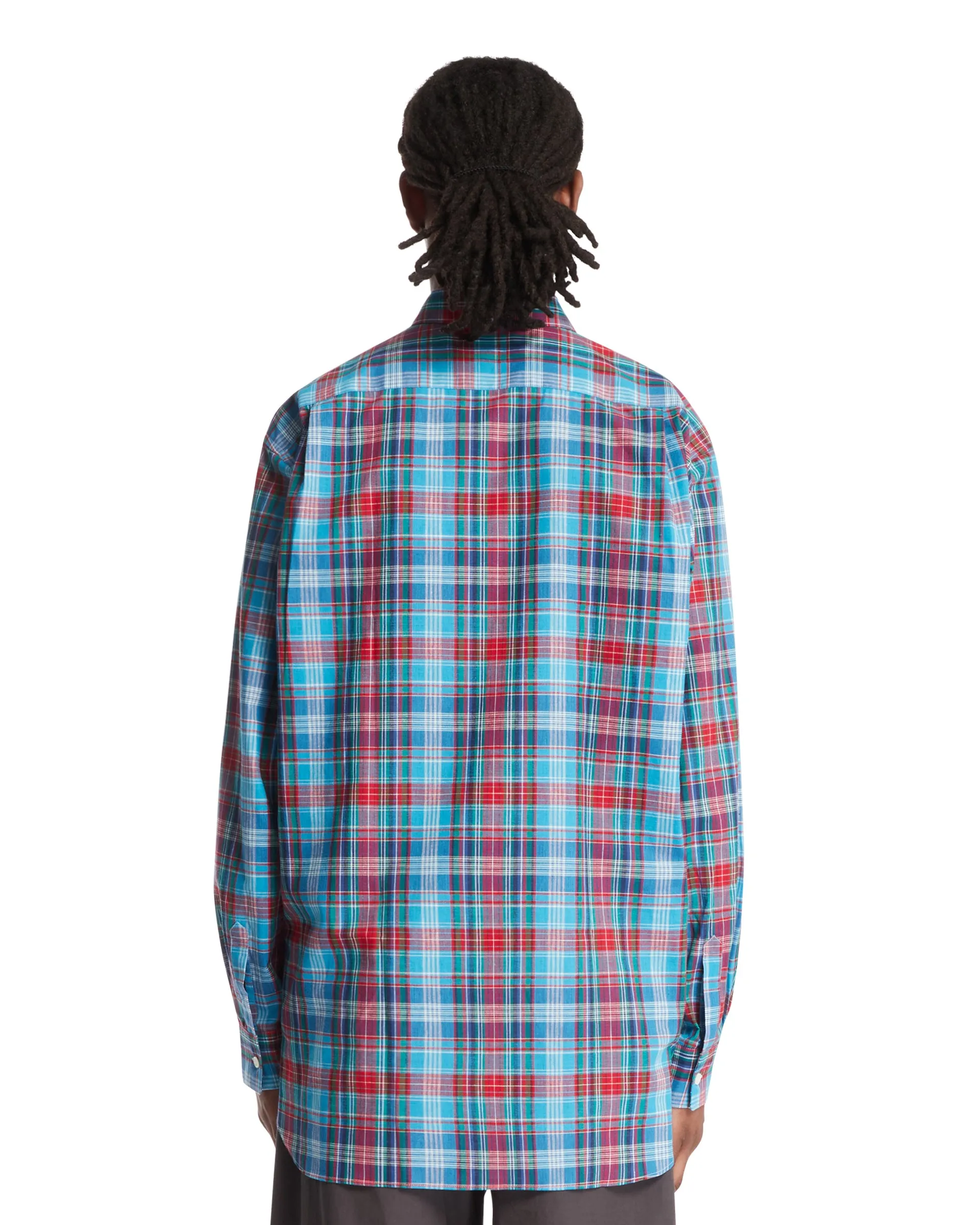 Camicia A Quadri Multicolore