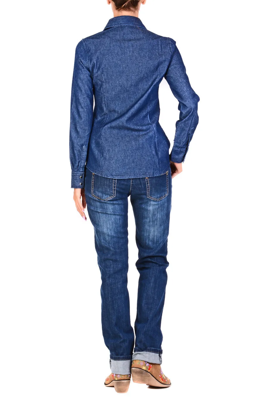 CARLOS MIELE DENIM Intermediate Wash Shirt