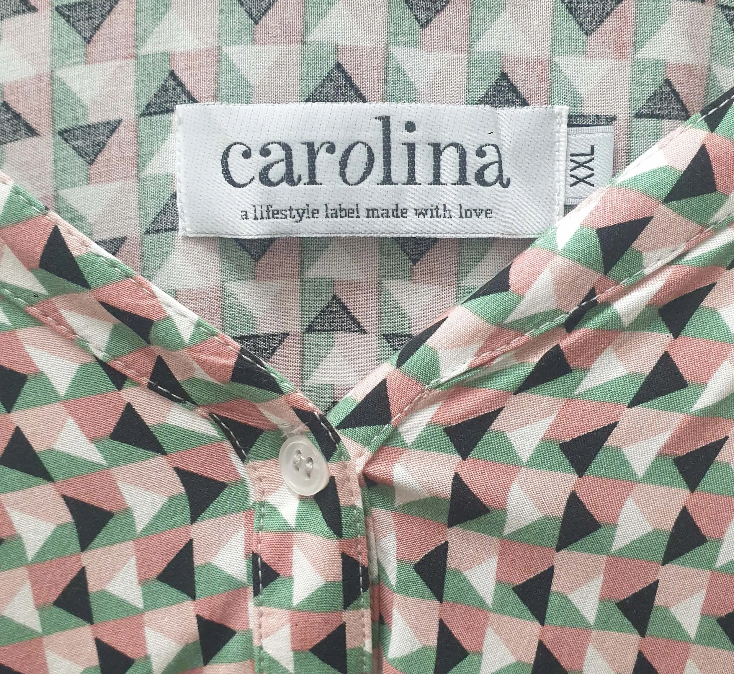 Carolina funky print long sleeve shirt size XXL