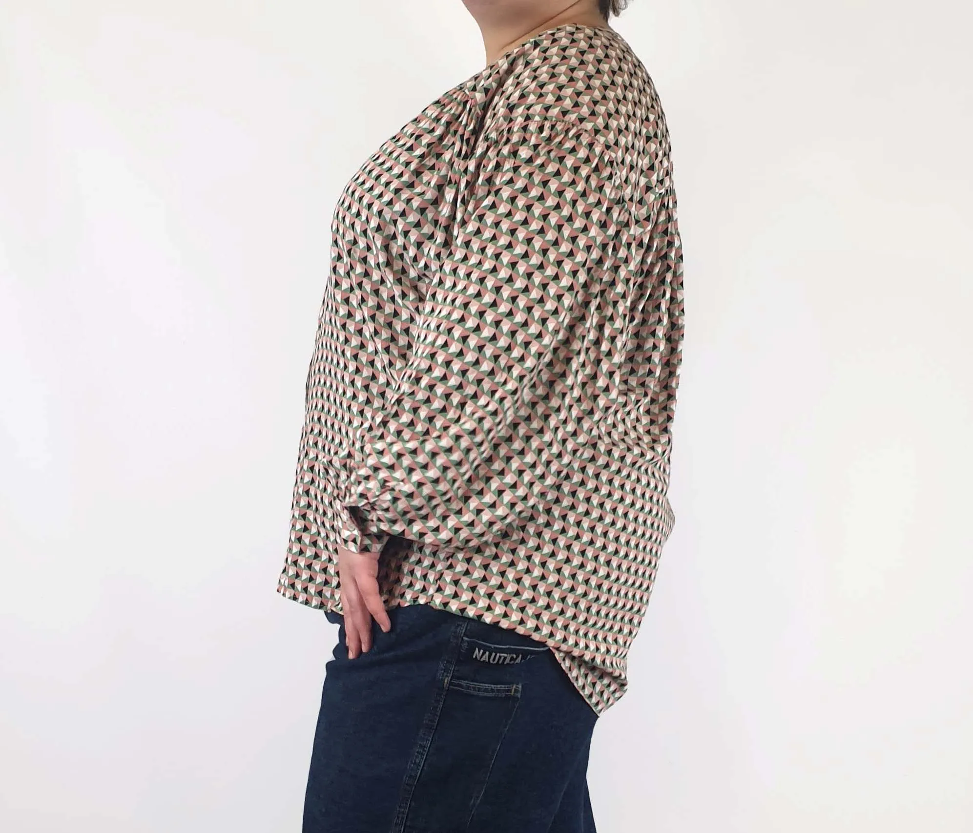 Carolina funky print long sleeve shirt size XXL