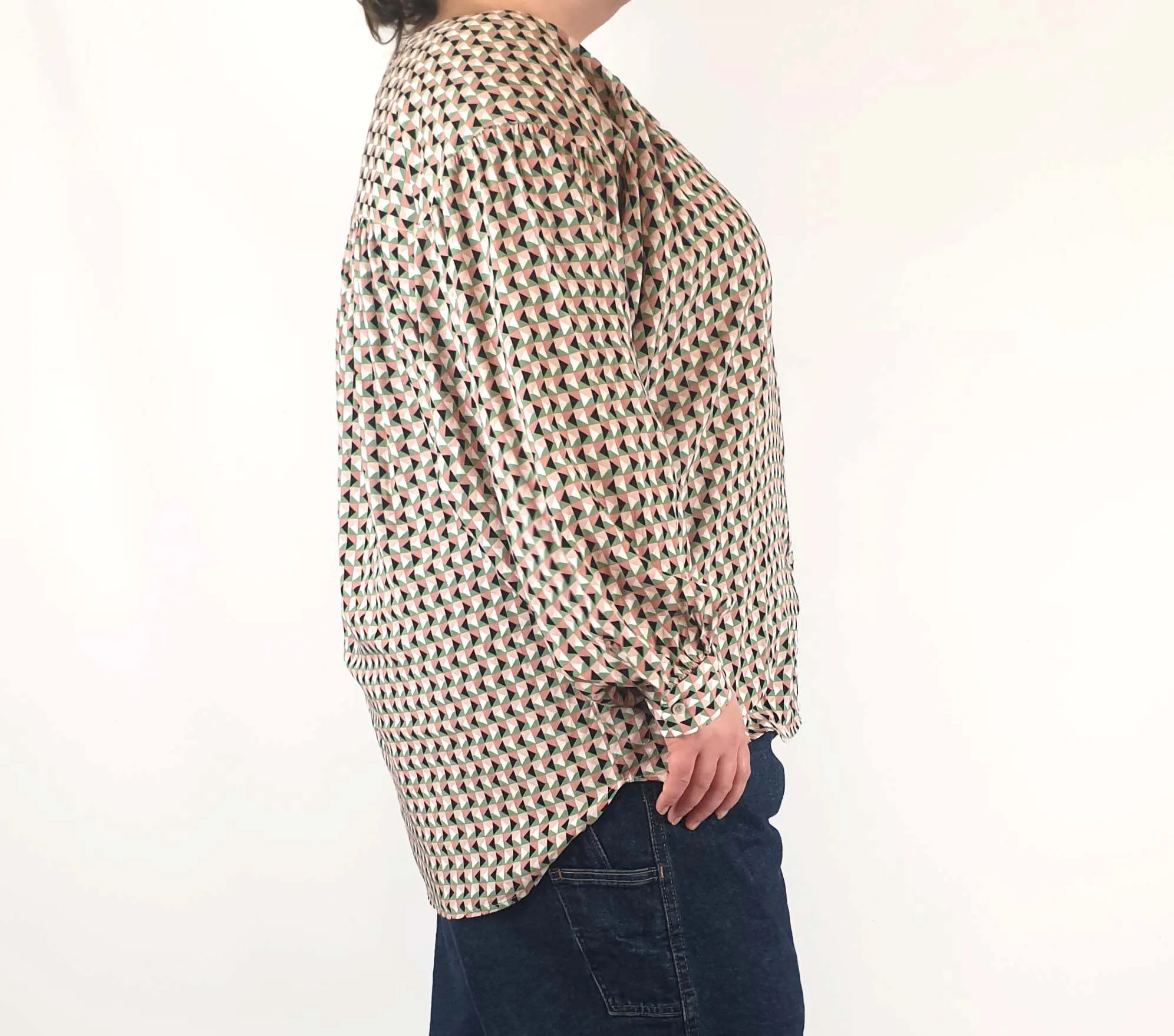 Carolina funky print long sleeve shirt size XXL