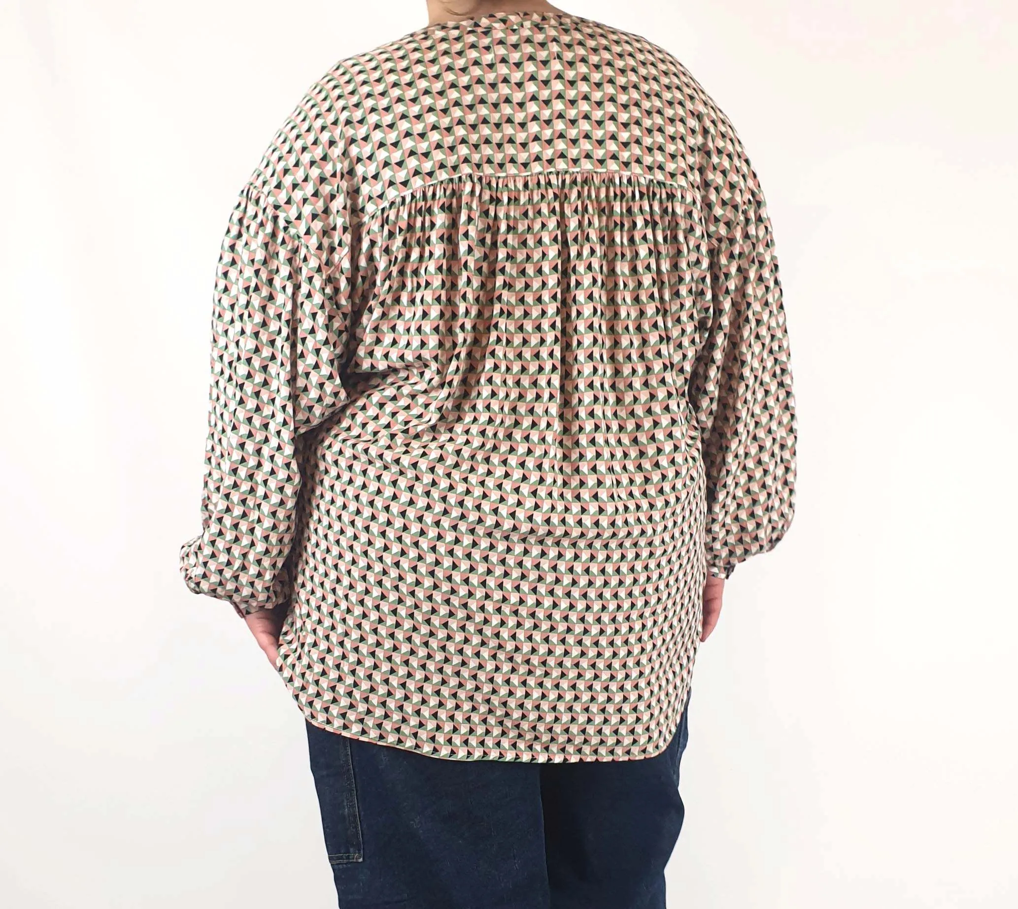 Carolina funky print long sleeve shirt size XXL