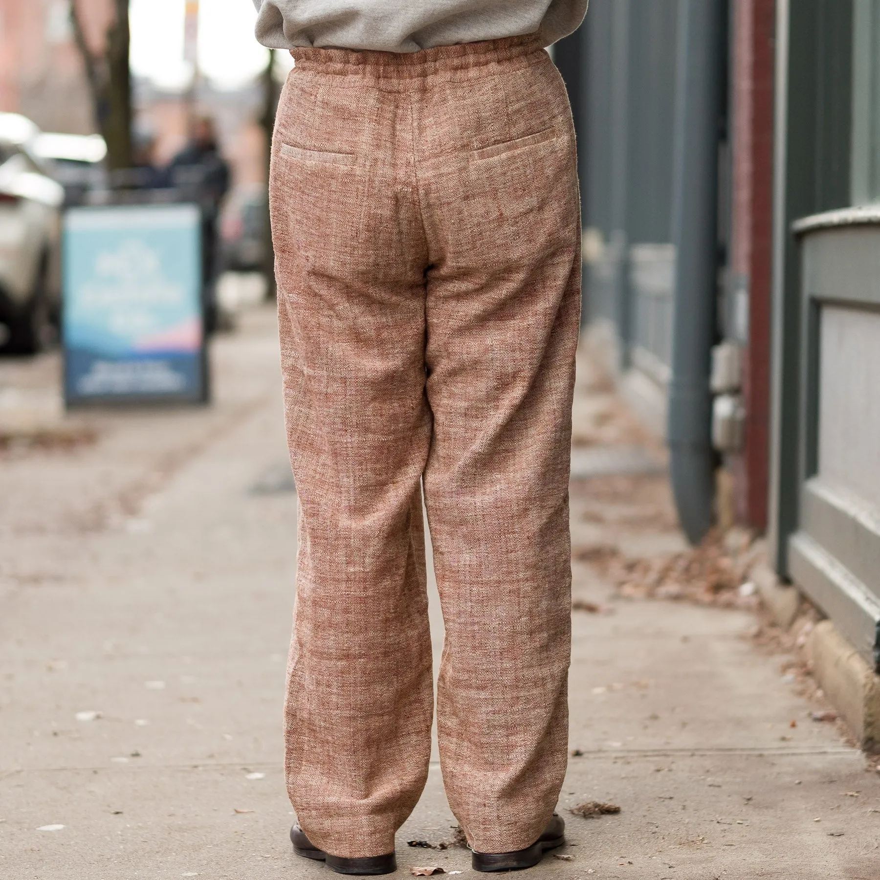 Chambray Hose Pants in Burnt Umber