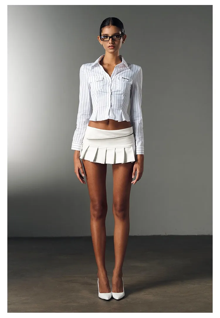 Chic Fit Pinstripe Shirt