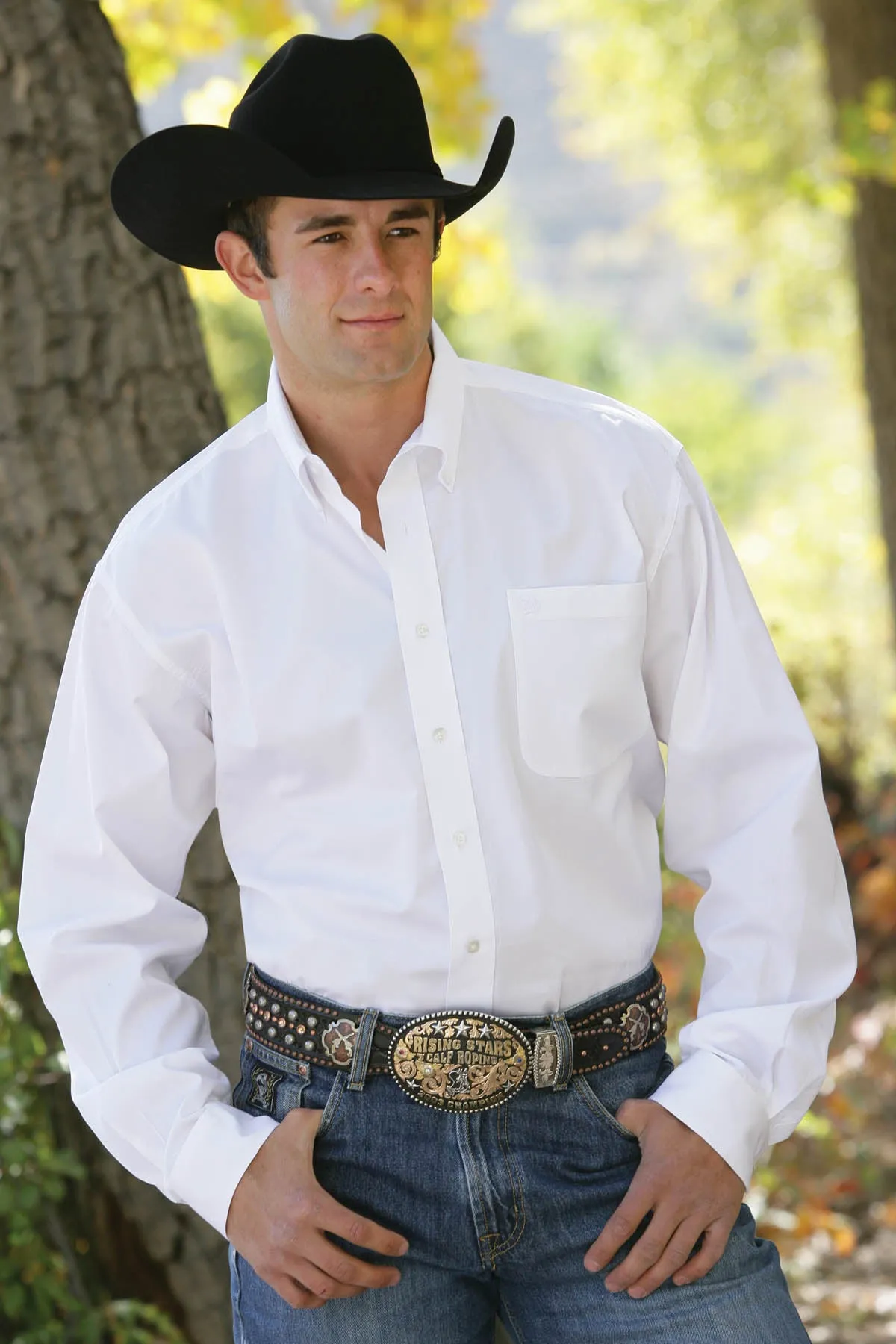 Cinch Men's Classic Fit Long Sleeve Solid Button-Down Western Shirt