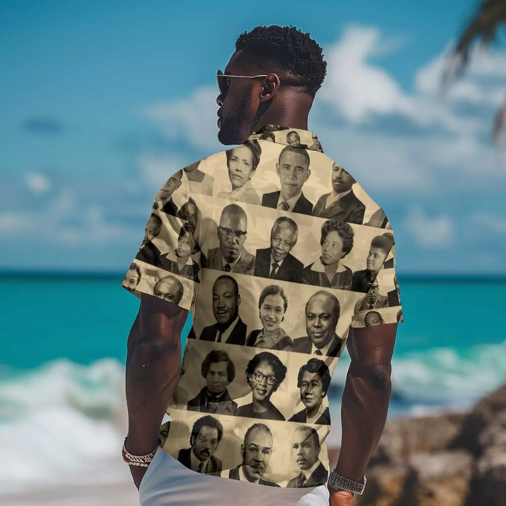 Civil Rights Leaders Hawaiian Shirt African-American DT02
