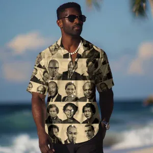 Civil Rights Leaders Hawaiian Shirt African-American DT02