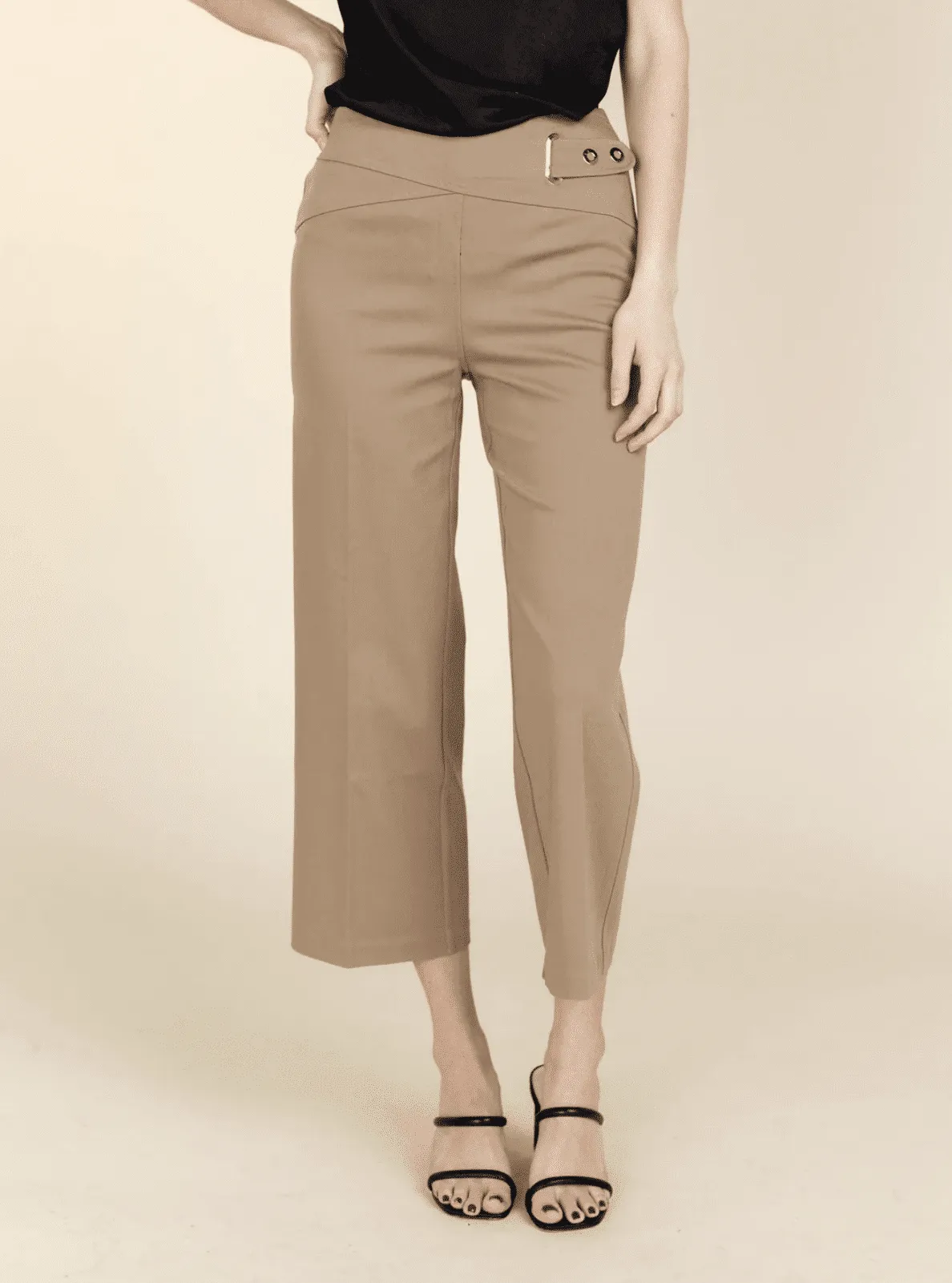 CLEARANCE- Paige - Wide Leg Pant  - Pecan
