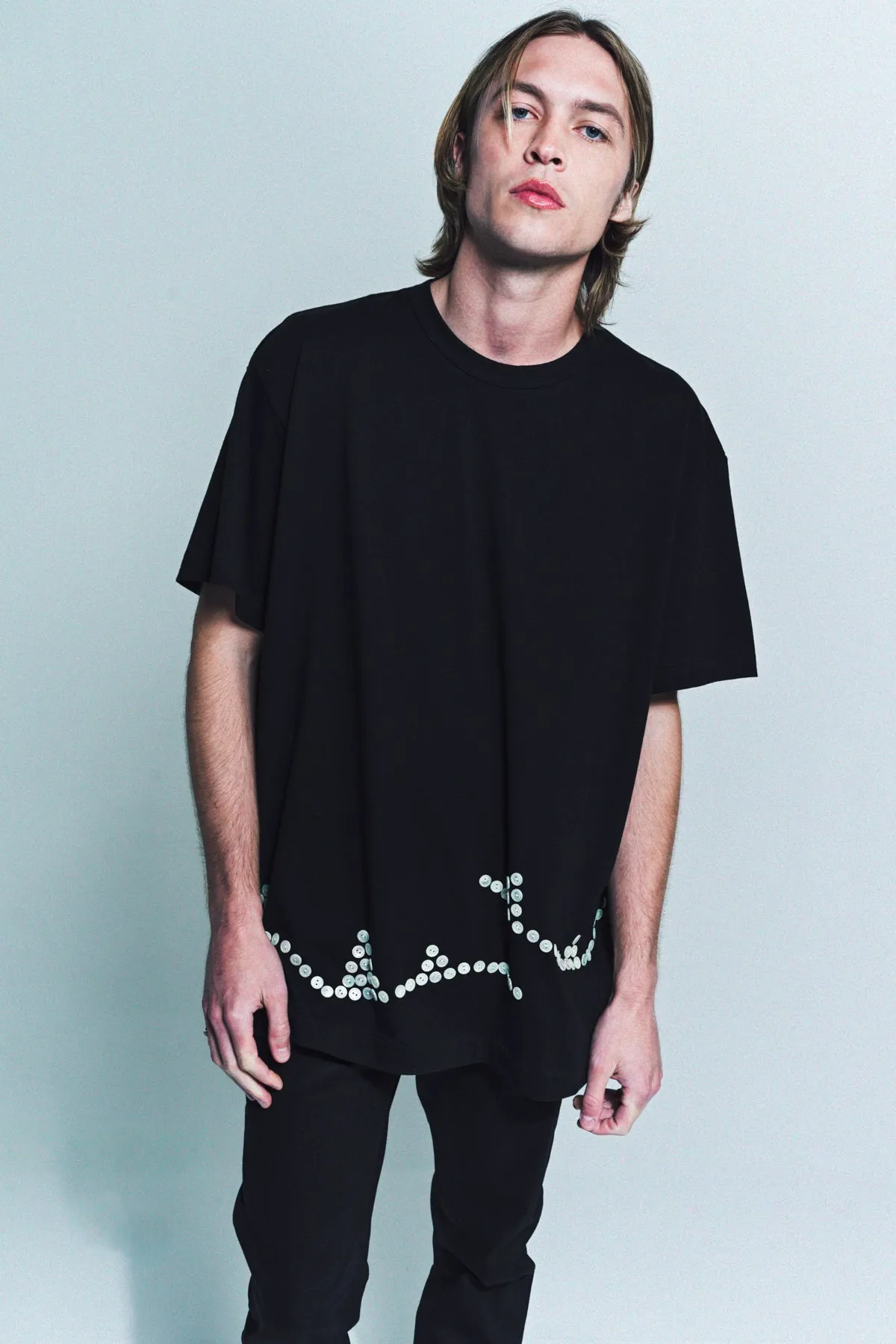 COMME DES GARCONS HOMME PLUS | BUTTONED SHORT SLEEVE TEE