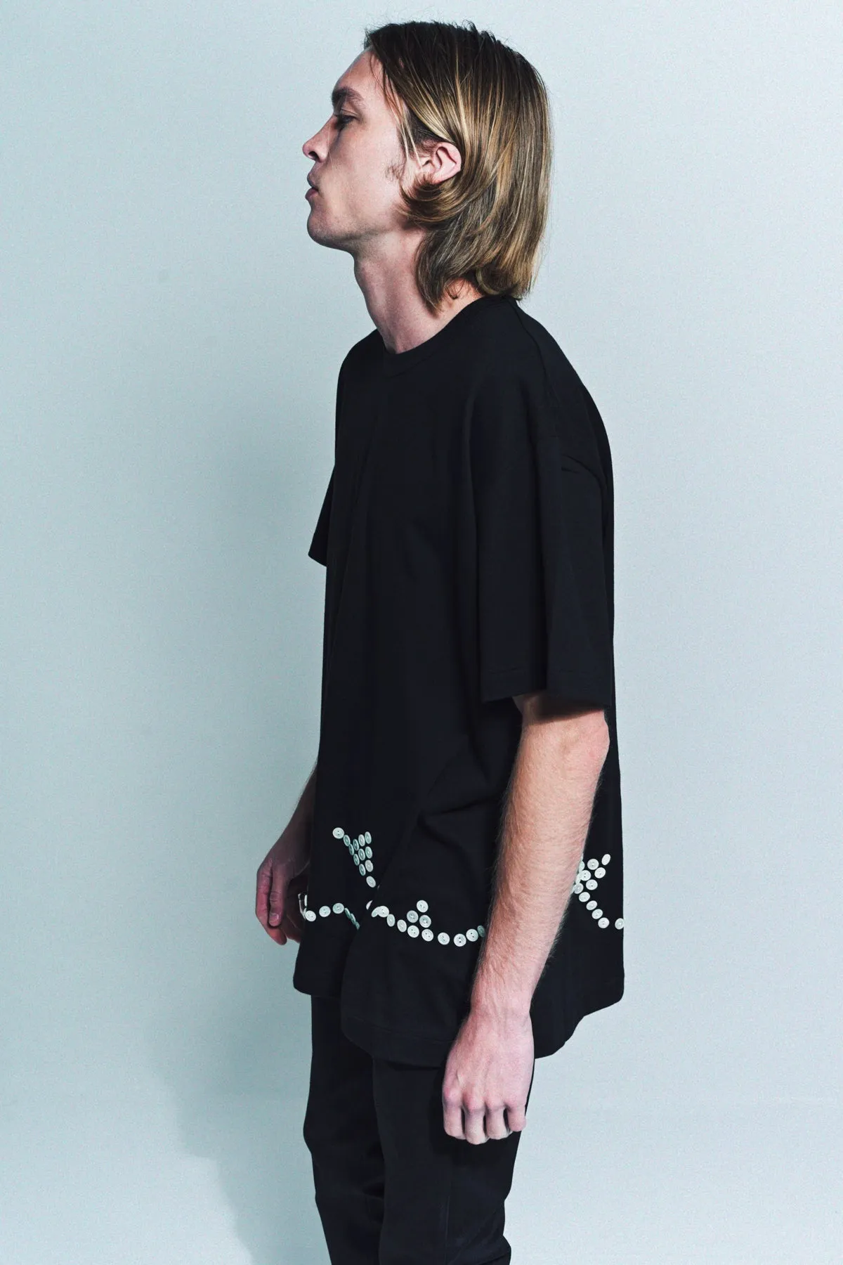 COMME DES GARCONS HOMME PLUS | BUTTONED SHORT SLEEVE TEE
