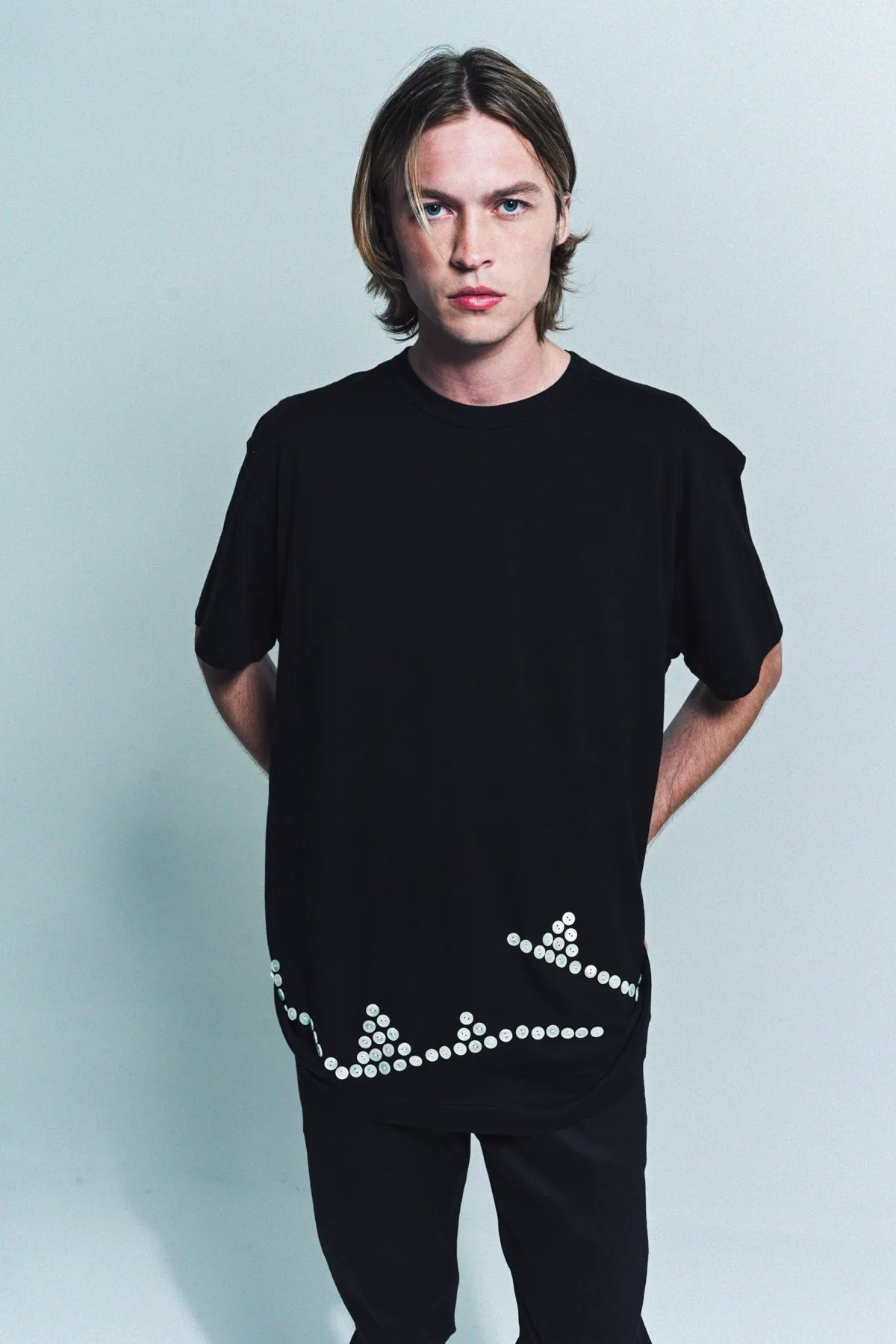COMME DES GARCONS HOMME PLUS | BUTTONED SHORT SLEEVE TEE