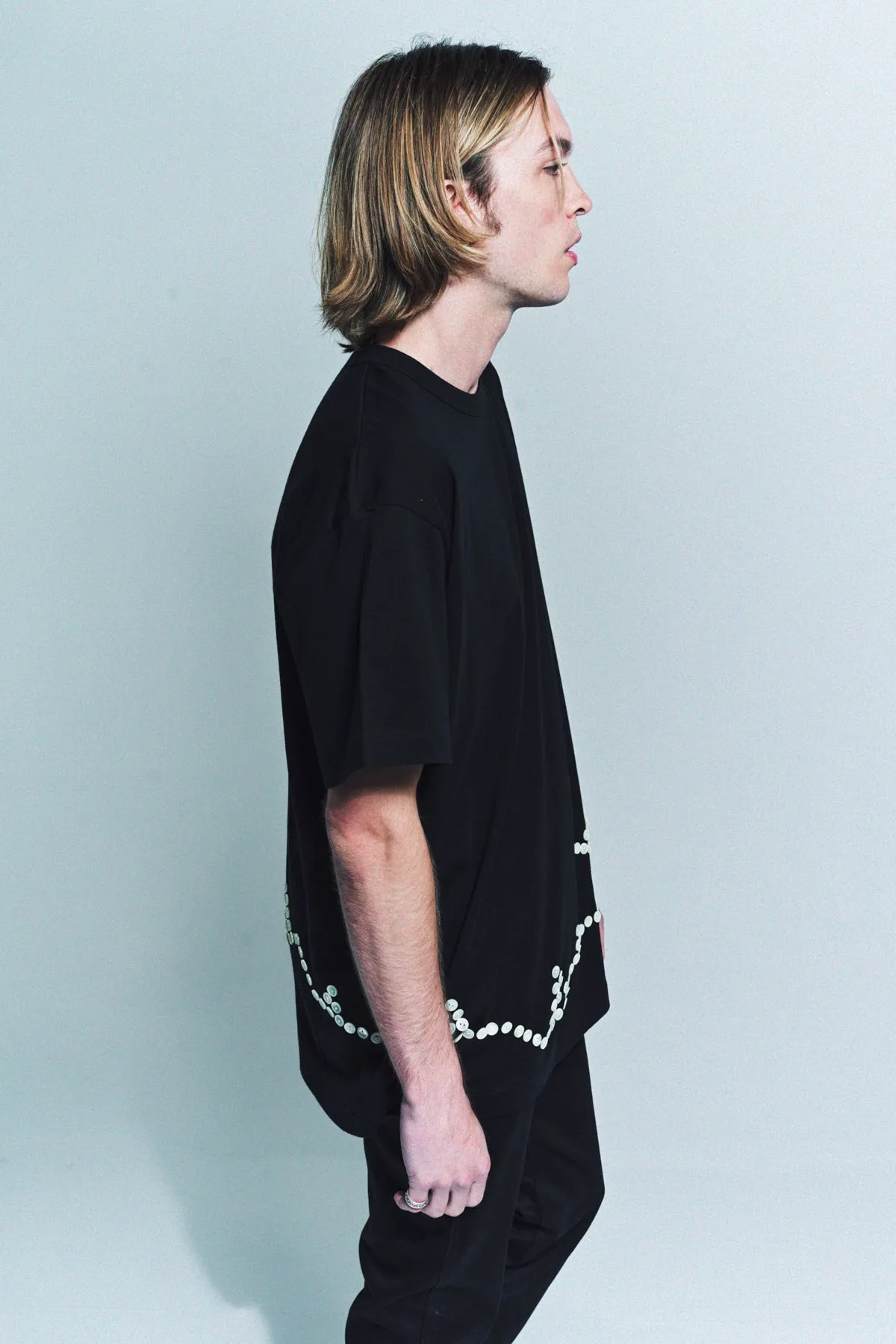 COMME DES GARCONS HOMME PLUS | BUTTONED SHORT SLEEVE TEE