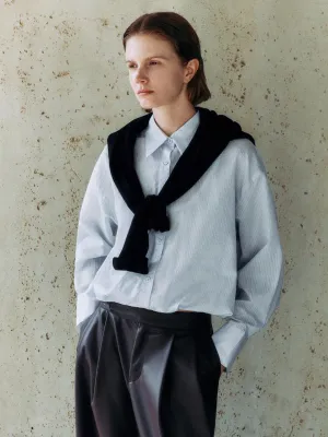 Cropped Button Up Overhead Shirts