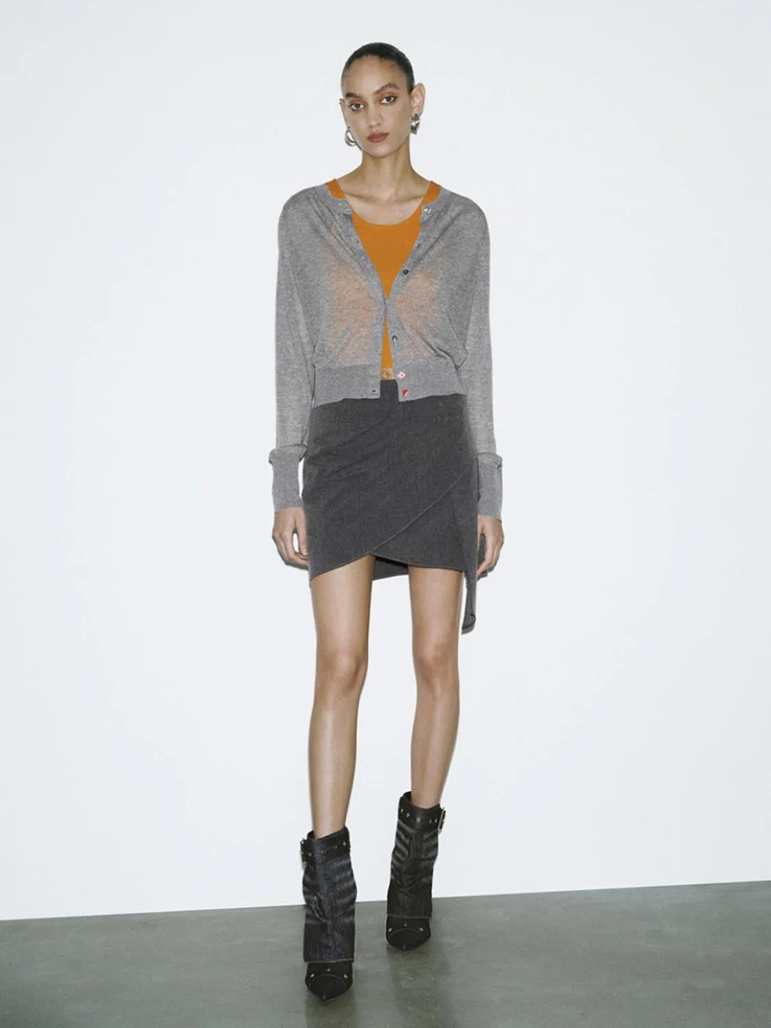 Crossover Mini A-Line Skirts