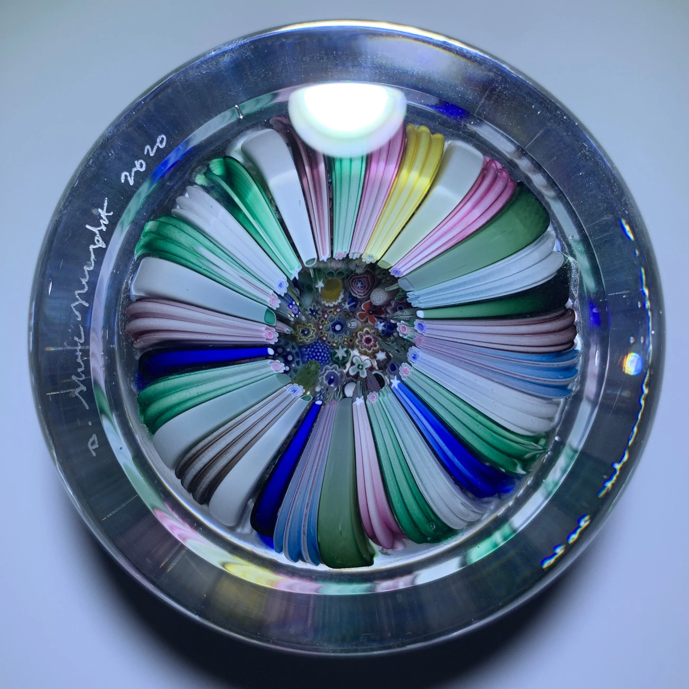 Damon MacNaught 2020 Complex Closepack Millefiori Including including a “Hidden Silhouette” & Rose Canes