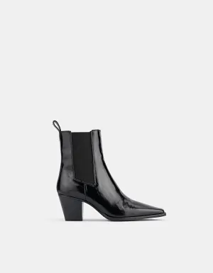 DEPARTMENT OF FINERY Giorgia Boot - Black Abbresevato