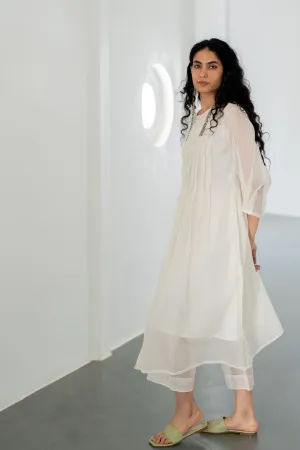 Dewy Mist Pleated Kurta Set