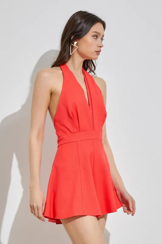 Do   Be Collection Junior Halter Neck Wide Leg Romper