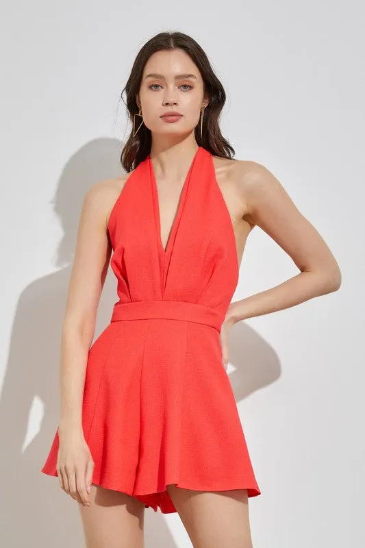 Do   Be Collection Junior Halter Neck Wide Leg Romper