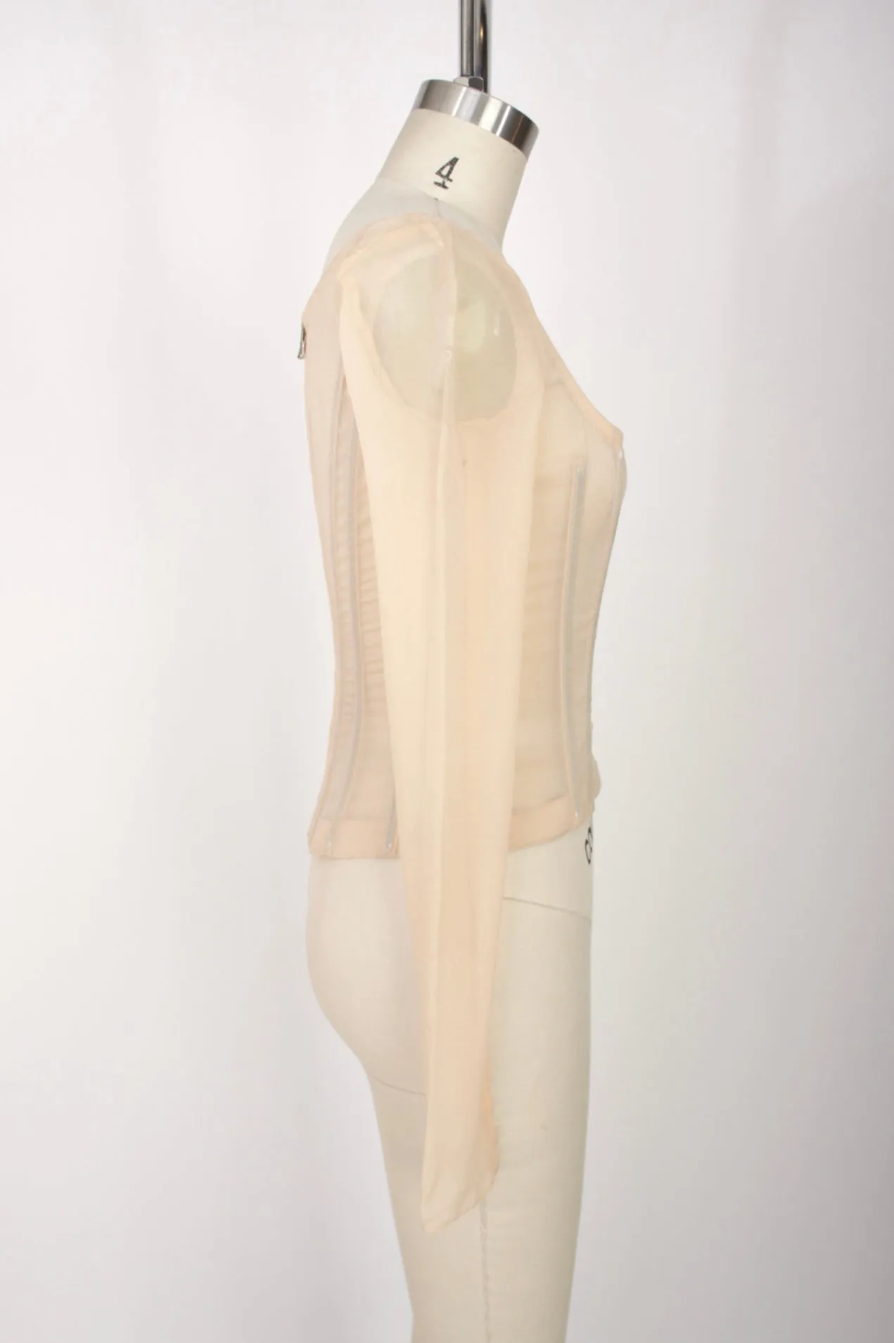 Dolce & Gabbana Silk Chiffon Bustier