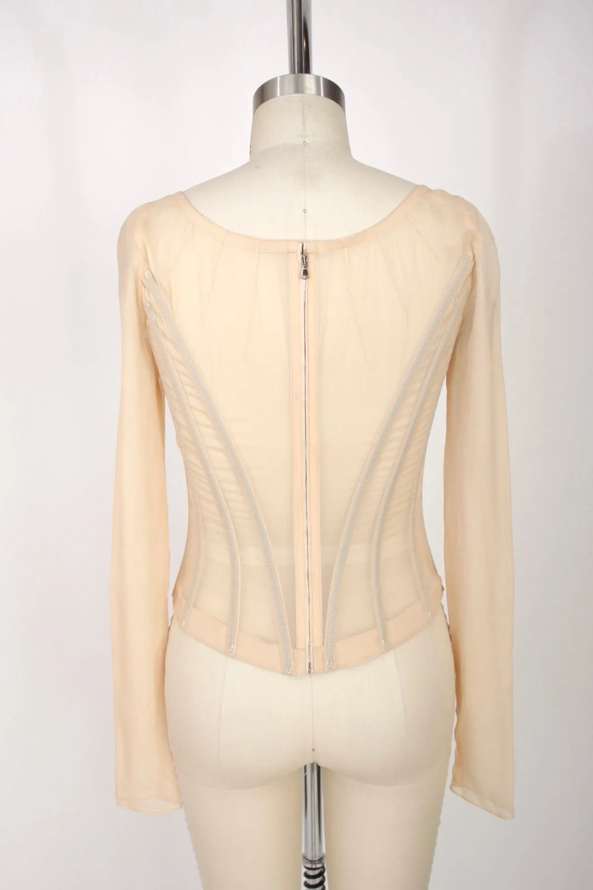 Dolce & Gabbana Silk Chiffon Bustier