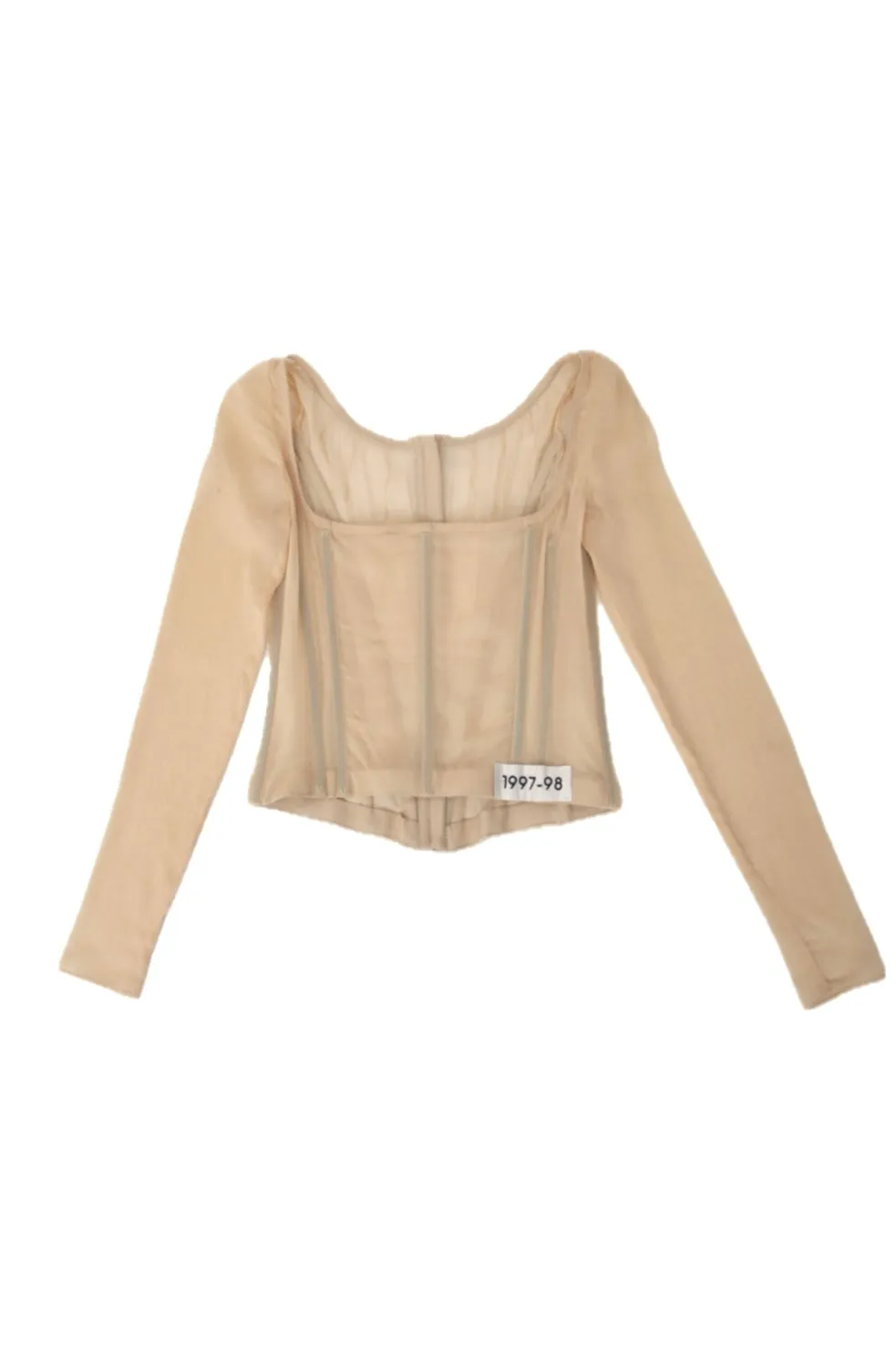 Dolce & Gabbana Silk Chiffon Bustier