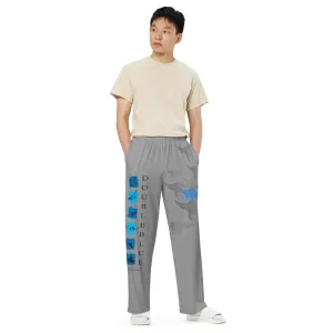 Double Blue Images Logo All-over print unisex wide-leg pants