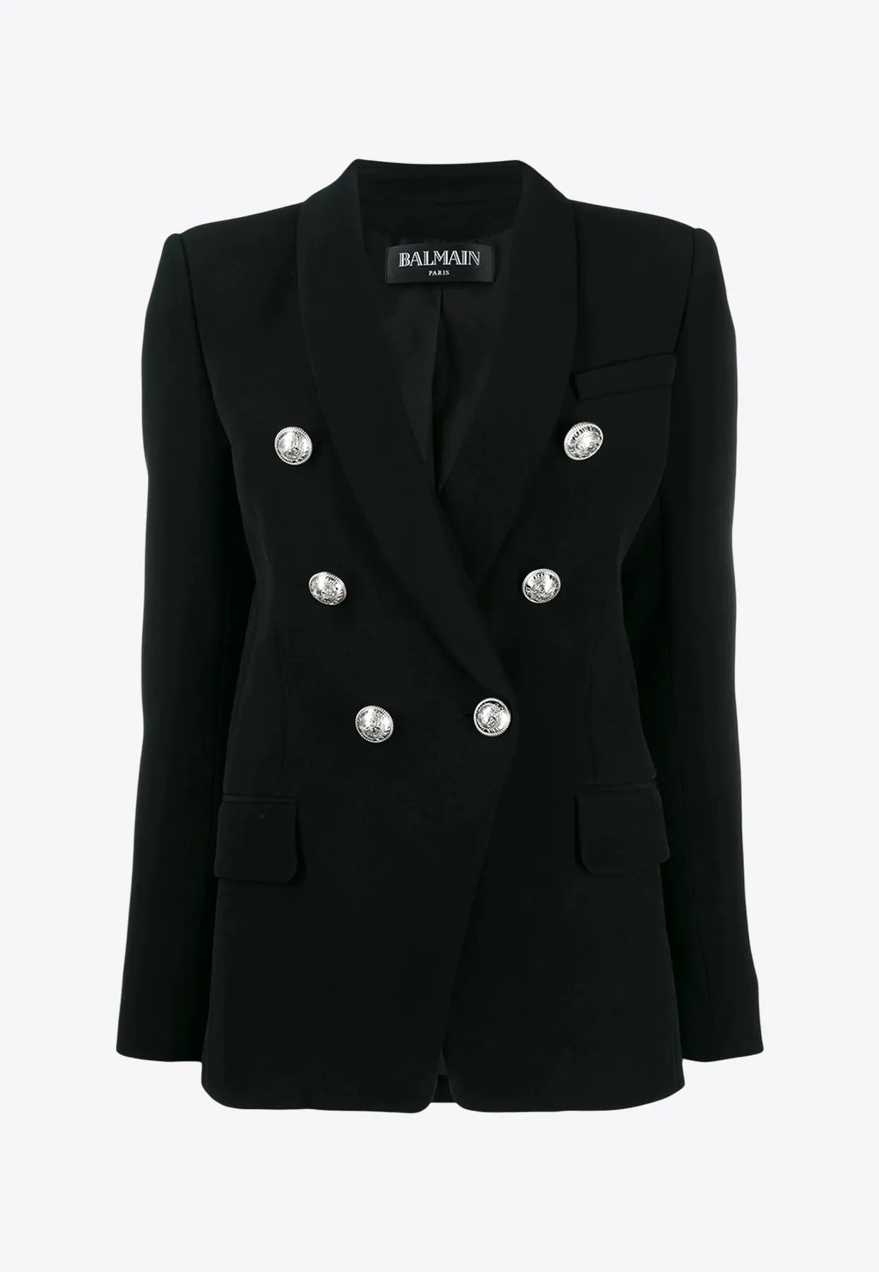 Double-Breasted Fitted Blazer