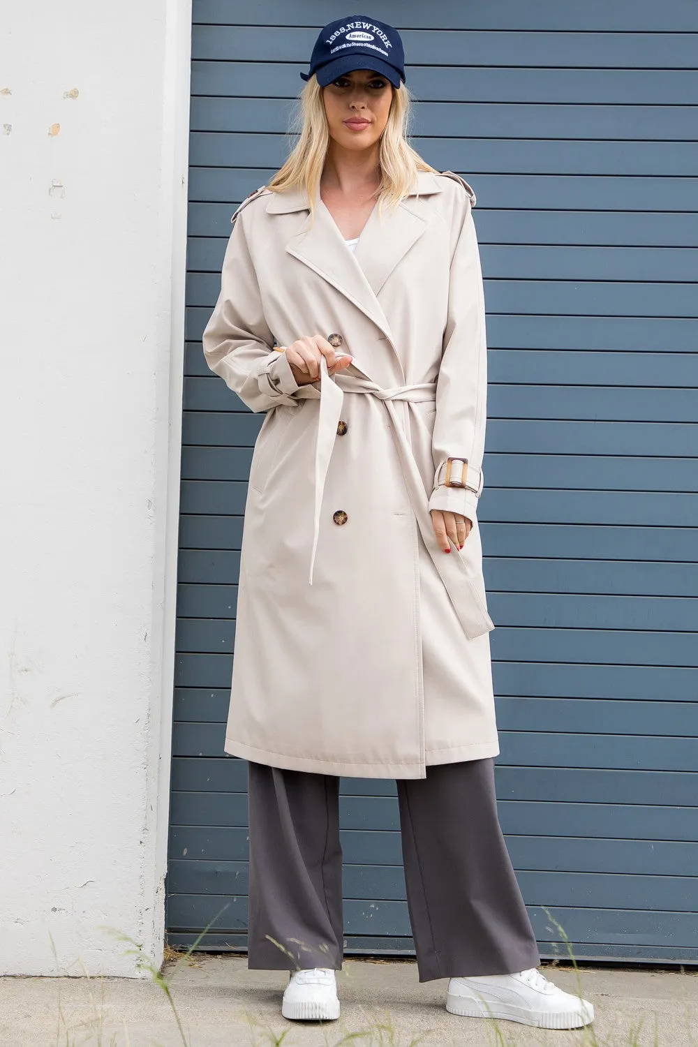 Double Breasted Trench Coat