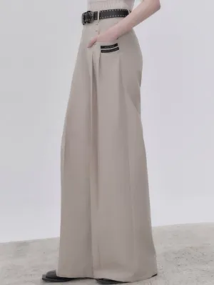 Double-pleated Pants