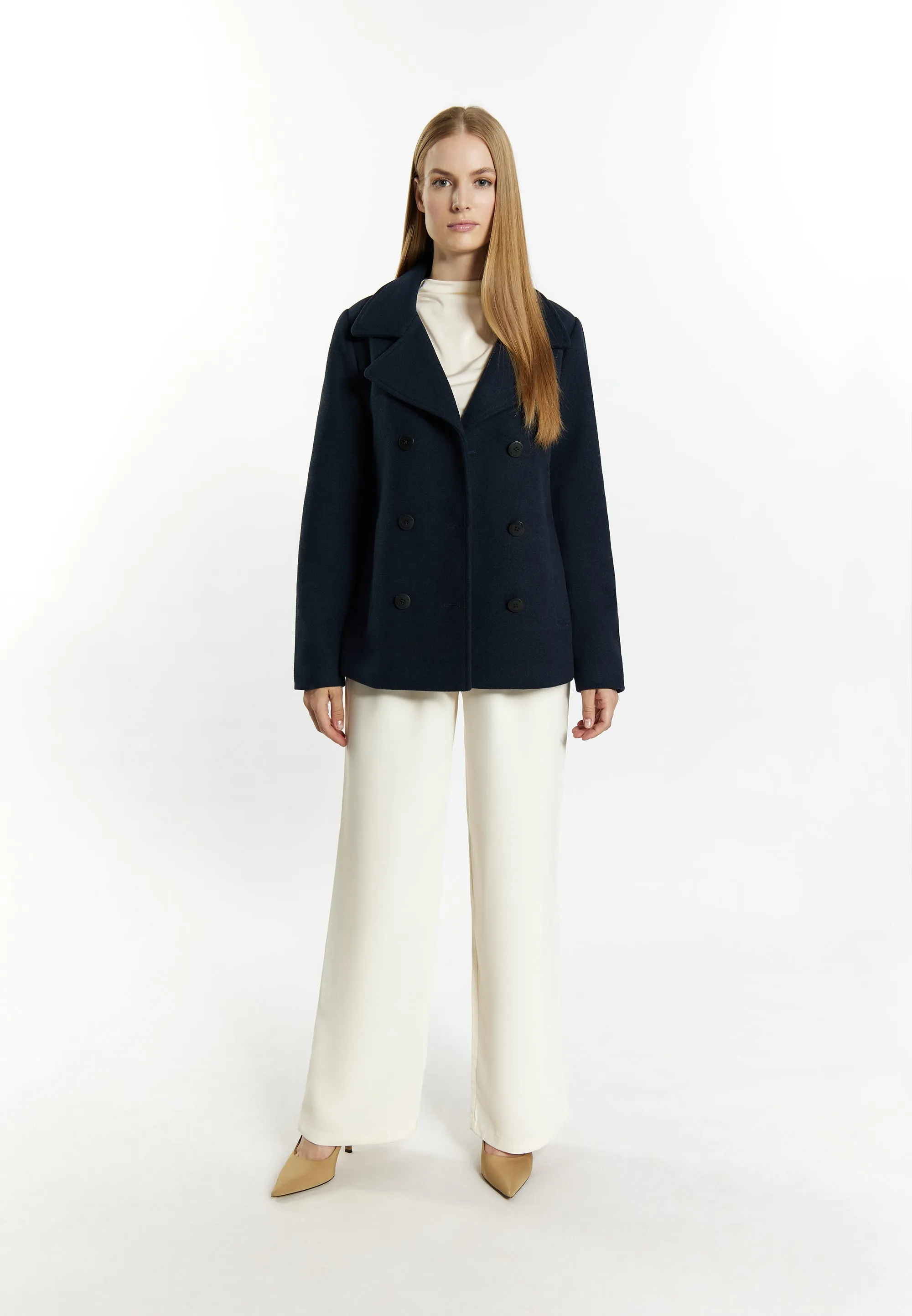 Dreimaster klassik Women's Wool Blend Pea Coat