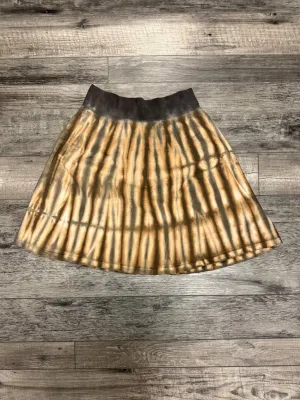 DYED COTTON A-LINE SKIRT