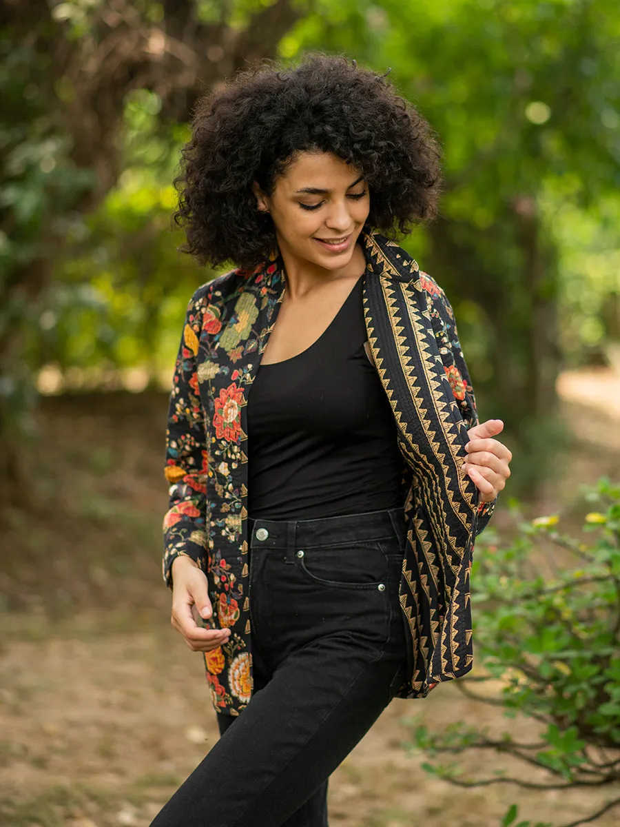 Easy Fit Jacket Rev : Malabar Black