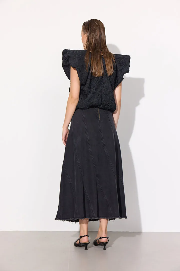 Ebba Wing top - Black