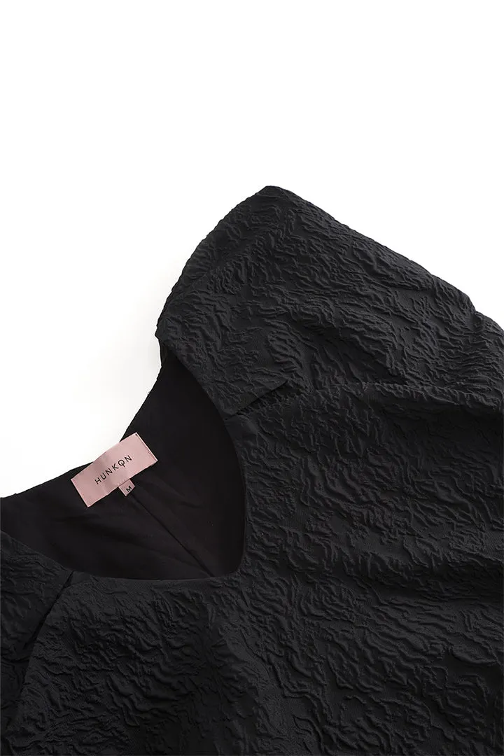 Ebba Wing top - Black
