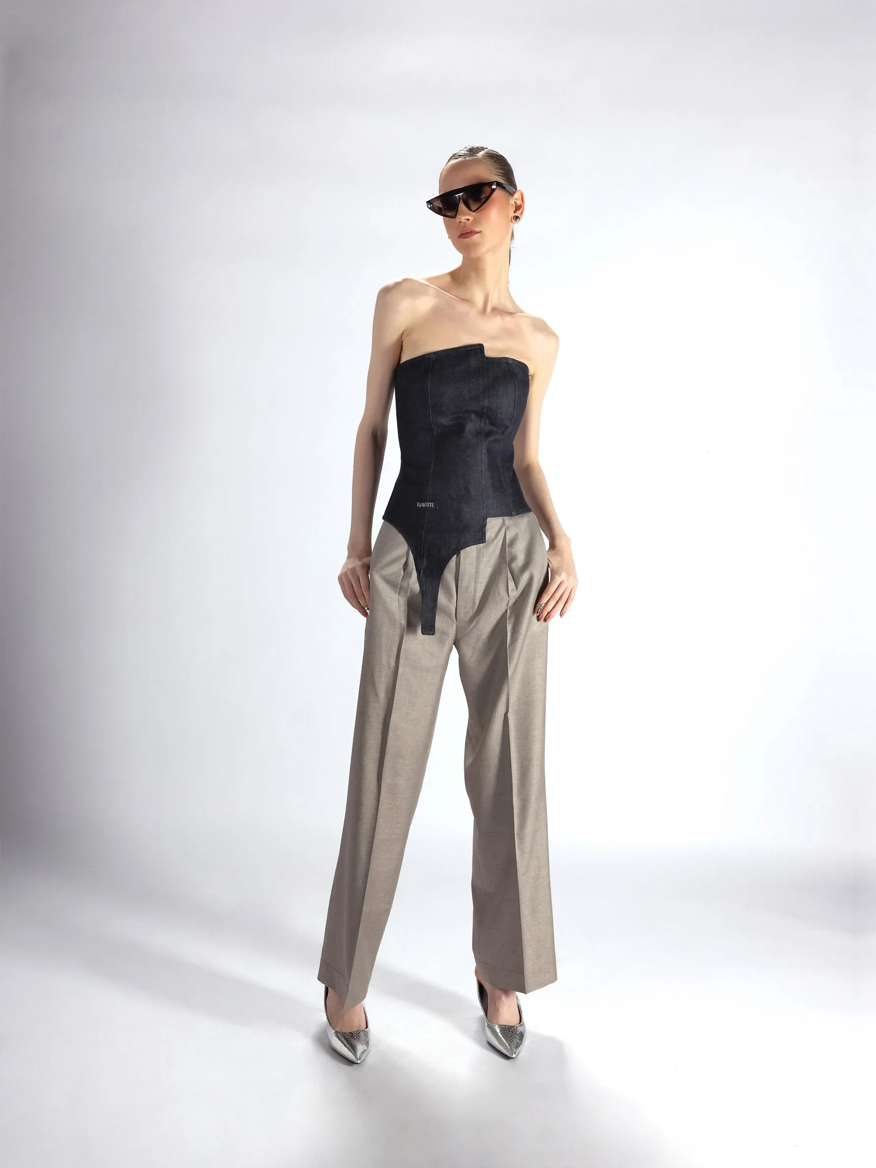 Edith Corset: Indigo