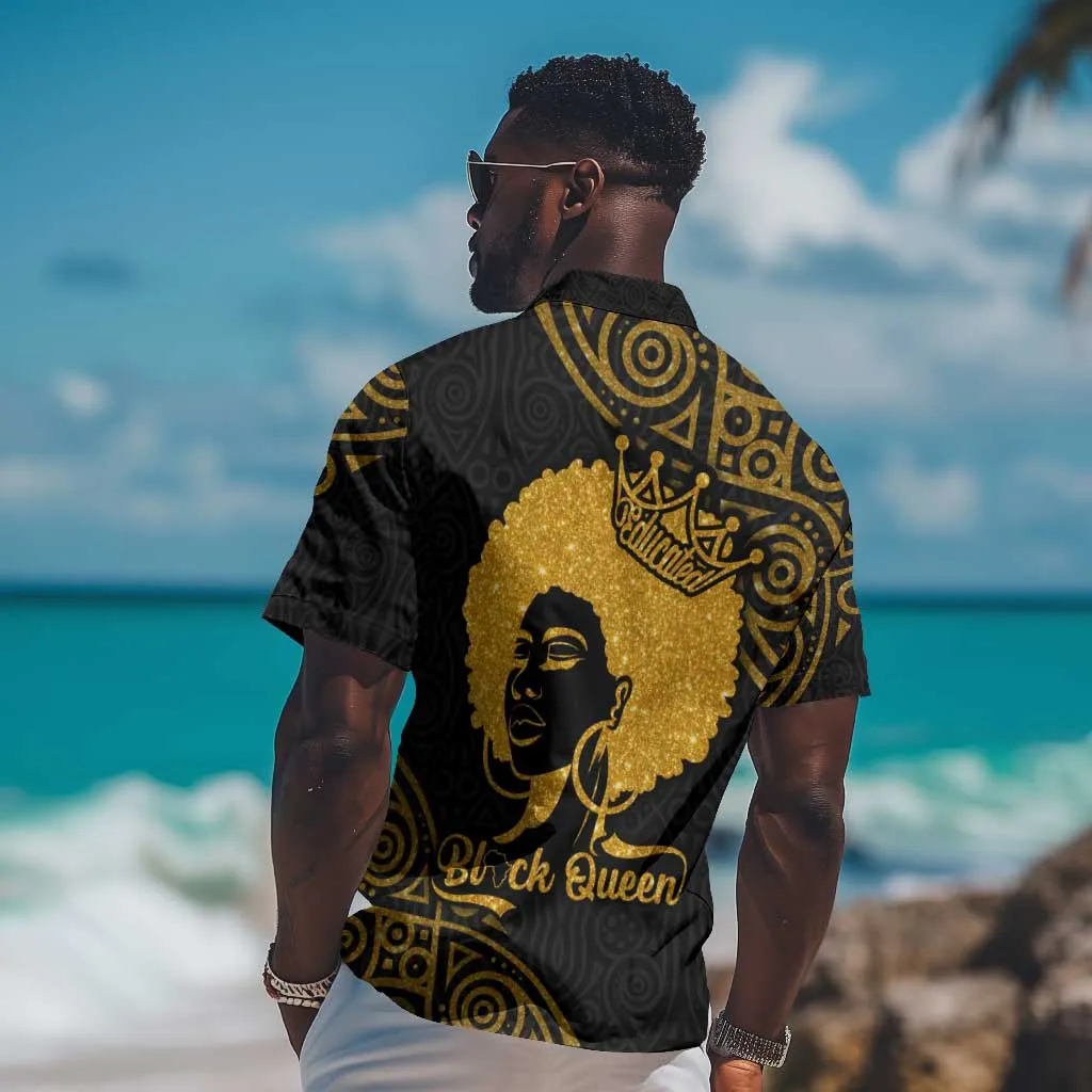 Educated Black Queen Hawaiian Shirt African Women DT02