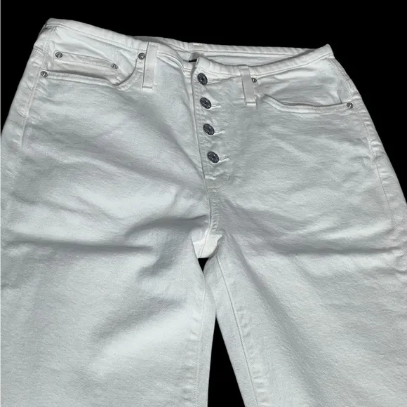 Edwin, Size 30, white, Bound Marli Ankle, Button Fly Pants. NWT @D17