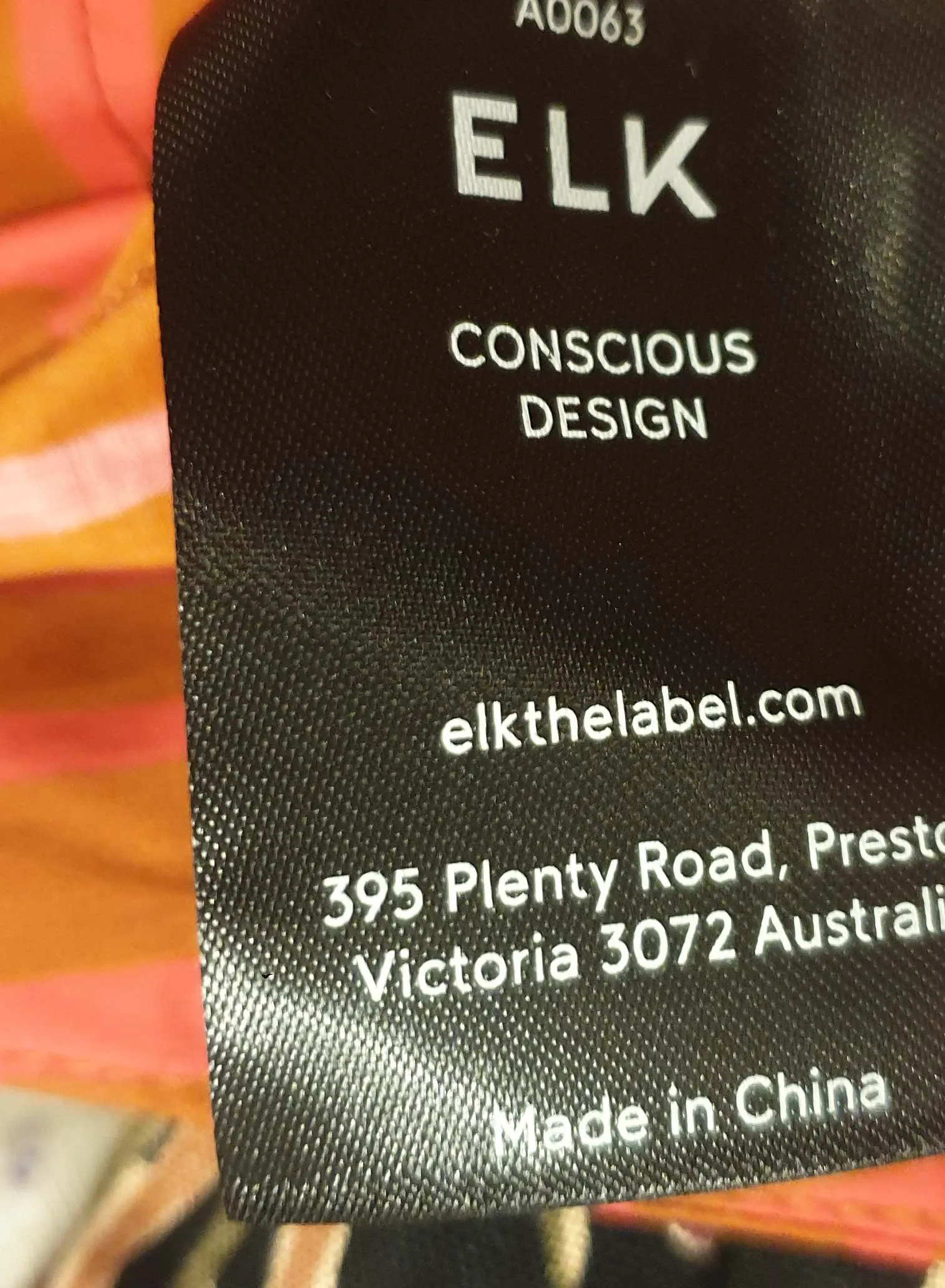 Elk 100% cotton red and brown print wide leg pants size 8