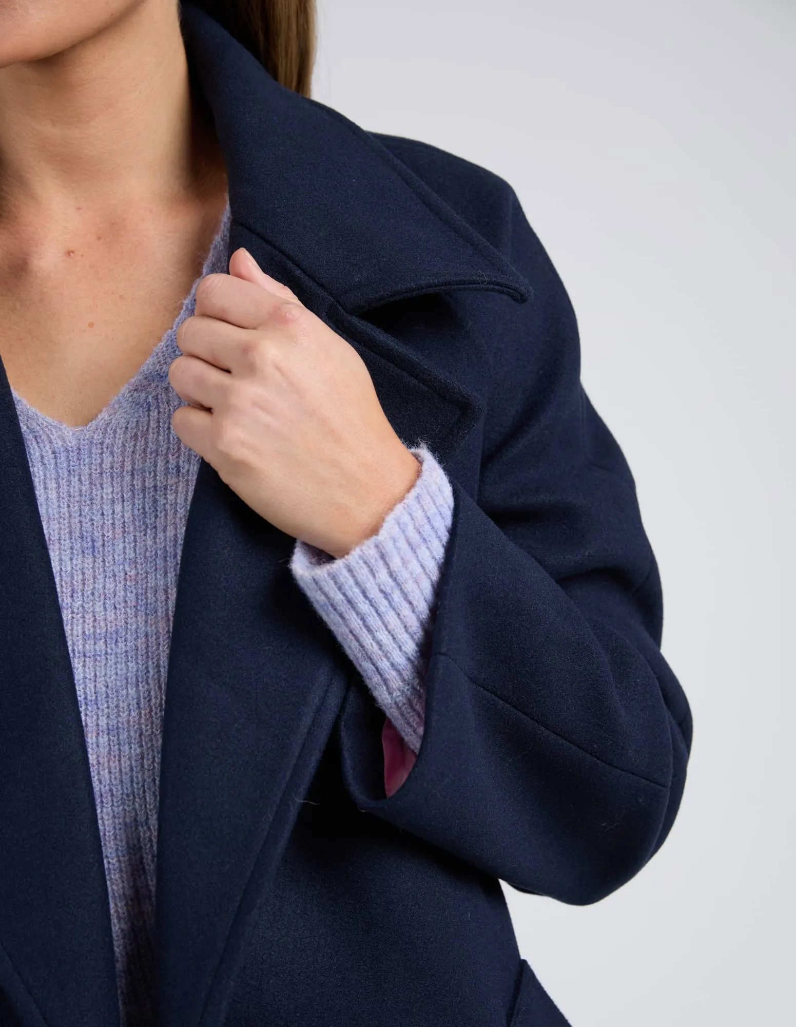 ELM Clemence Coat - Dark Sapphire