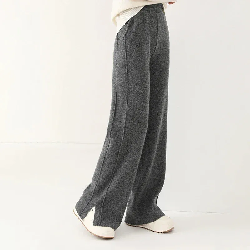 Emma | Wide Trousers | Comfort and Style | Luxury Wool Blend