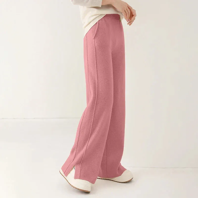 Emma | Wide Trousers | Comfort and Style | Luxury Wool Blend
