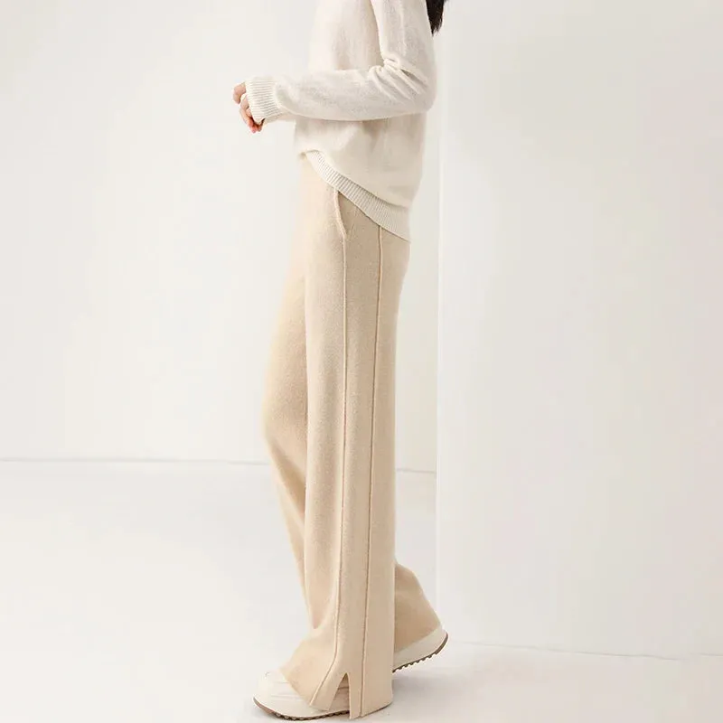 Emma | Wide Trousers | Comfort and Style | Luxury Wool Blend