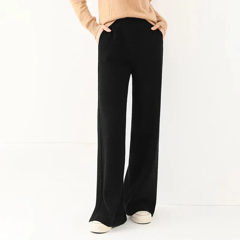 Emma | Wide Trousers | Comfort and Style | Luxury Wool Blend