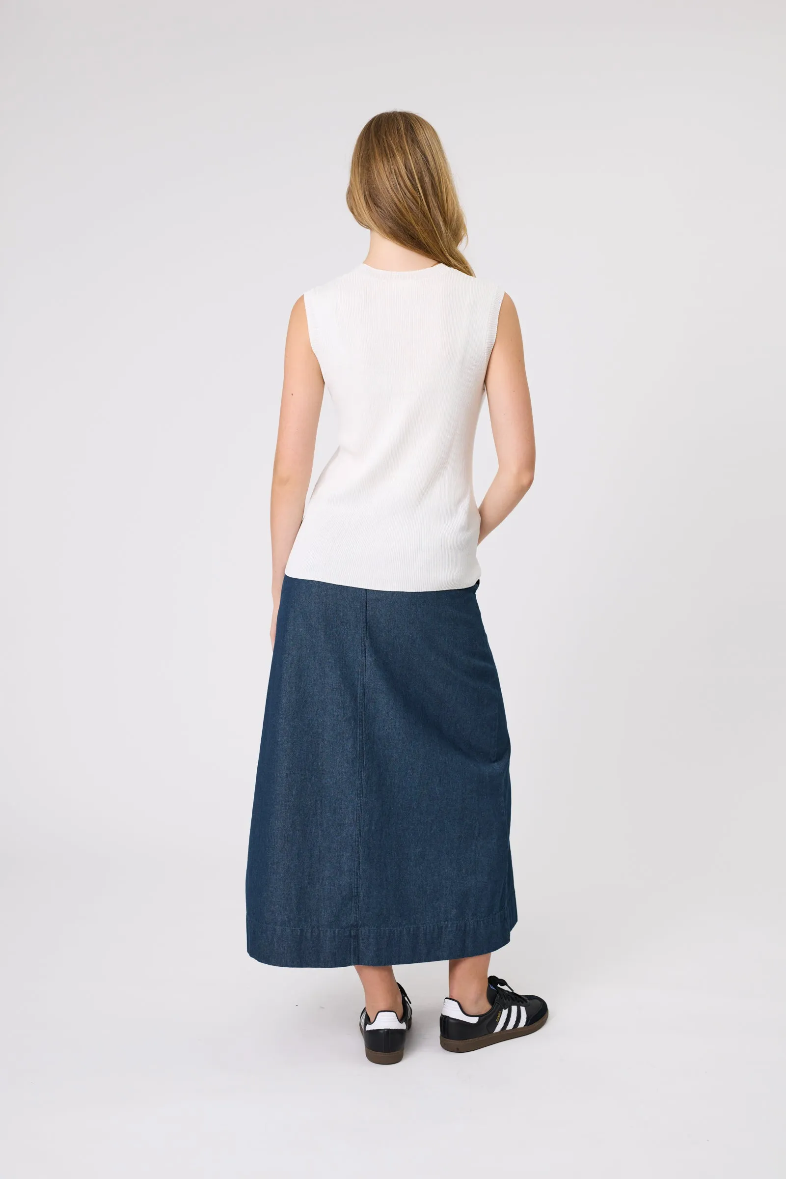 Encore Knit Vest - Ivory