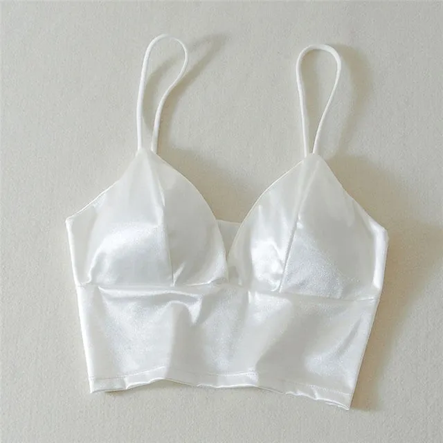 Fashion Women Lady Casual Tops Tube Chest Wrap Bandeau Underwear Black White Wrapped Chest