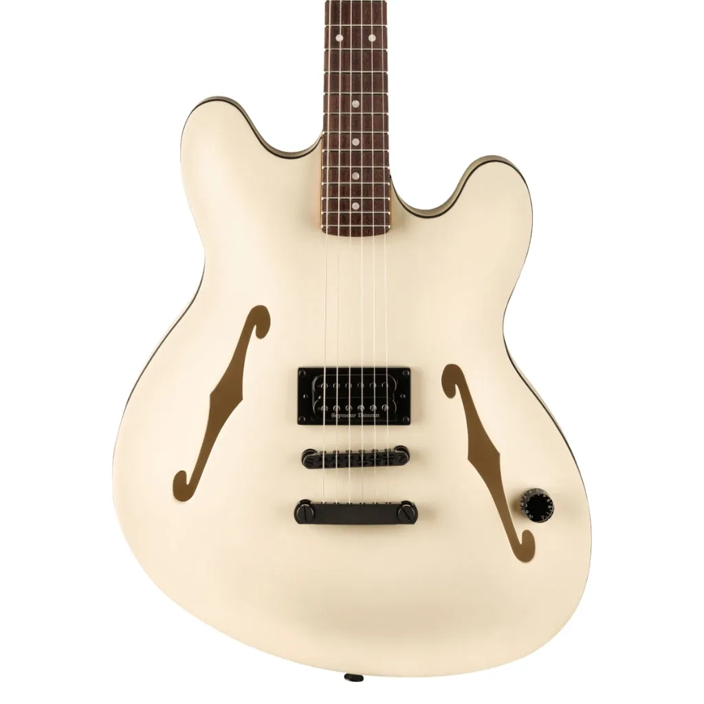 Fender Tom Delonge Starcaster in Satin Olympic White