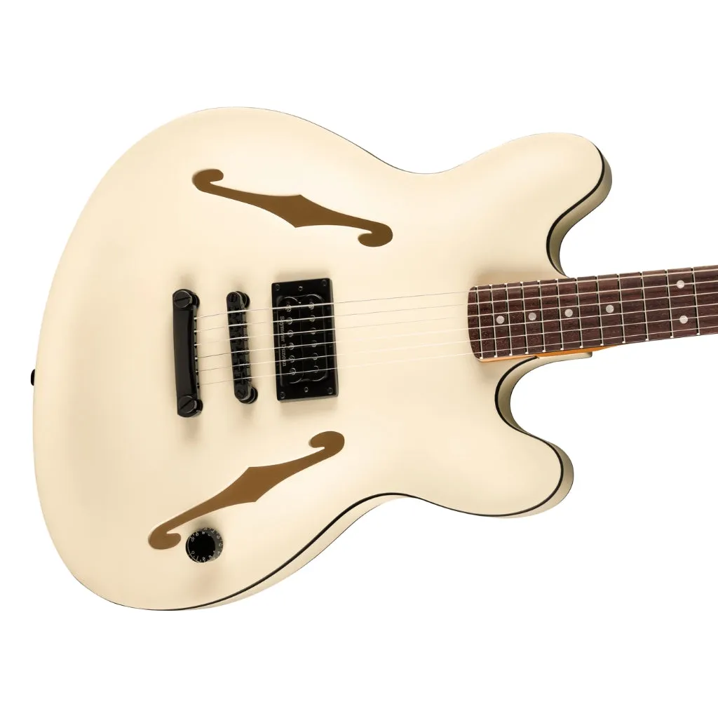 Fender Tom Delonge Starcaster in Satin Olympic White