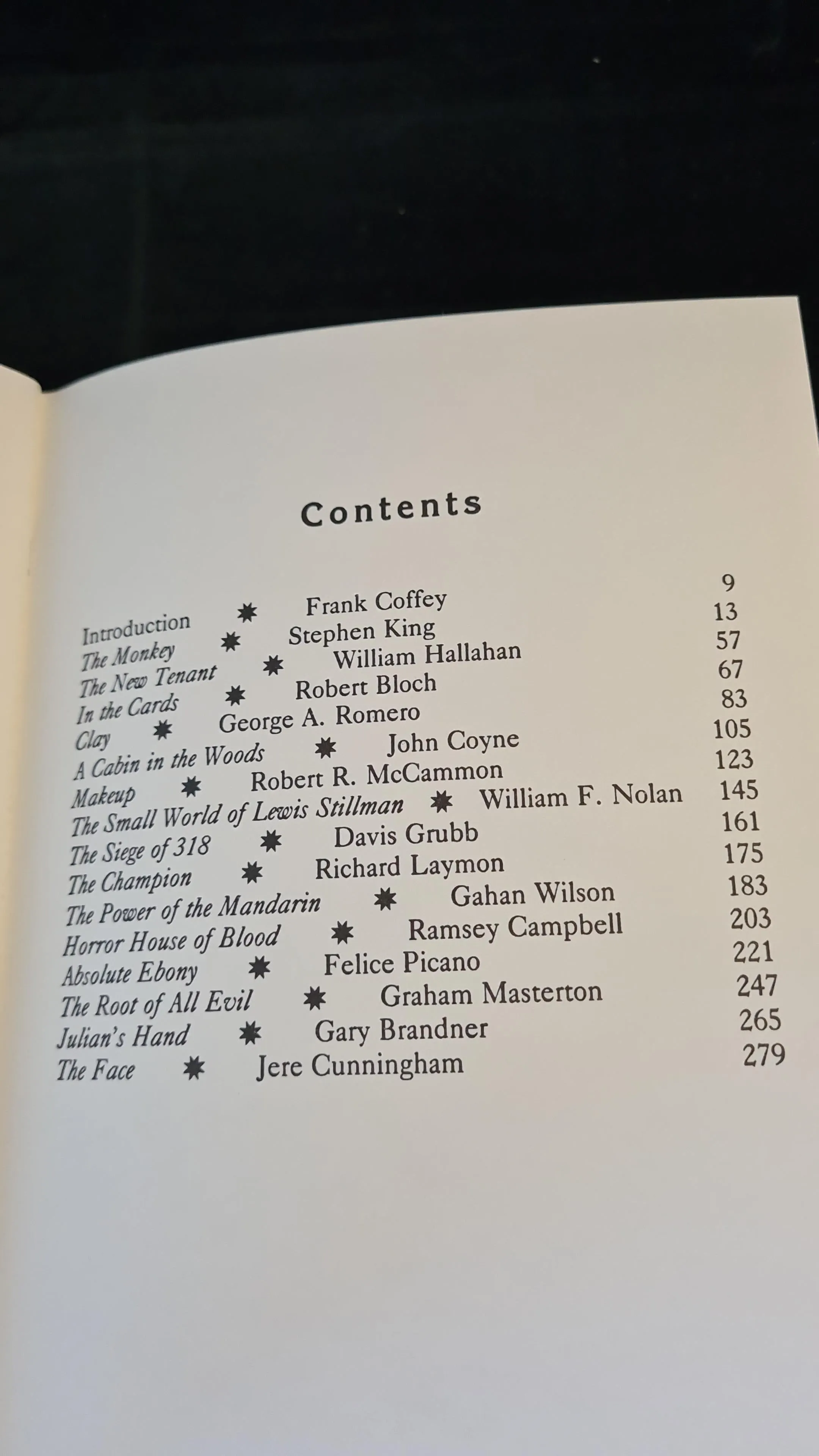 Frank Coffey - Modern Masters of Horror, Guild Publishing, 1985