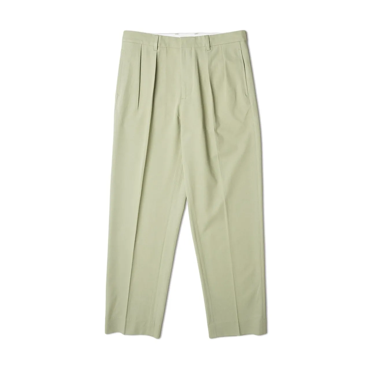 fucking awesome pleated pants (soft lime)